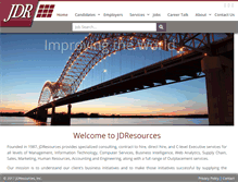 Tablet Screenshot of jdresources.com